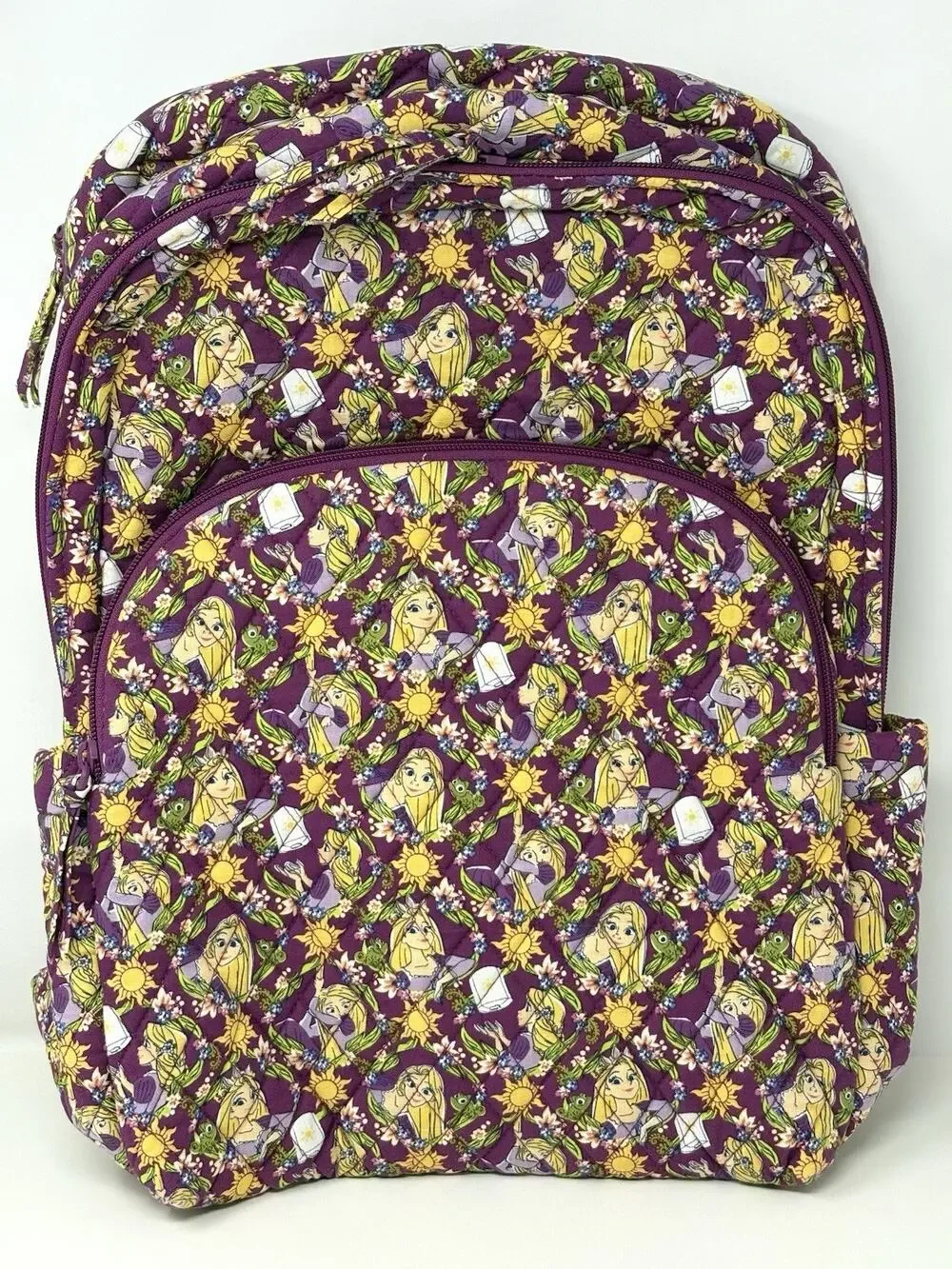 Vera Bradley Rapunzel Climbing Ivy Essential Large Backpack EXACT Laptop Pocket